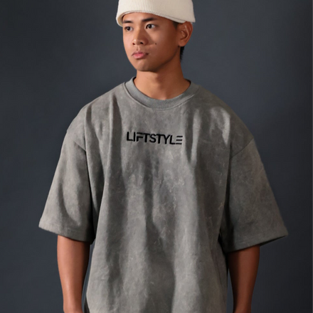 “ESSENTIAL” OVERSIZED TEE (Grey)