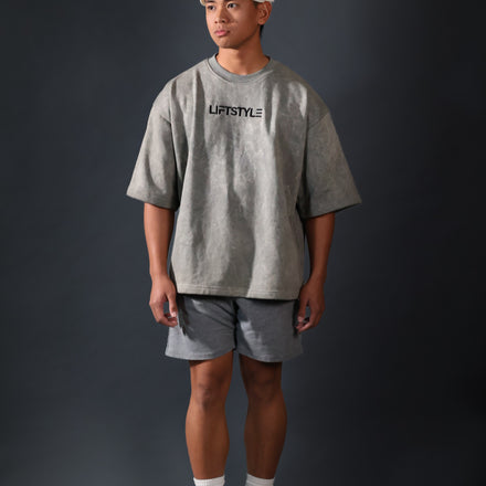 “ESSENTIAL” OVERSIZED TEE (Grey)