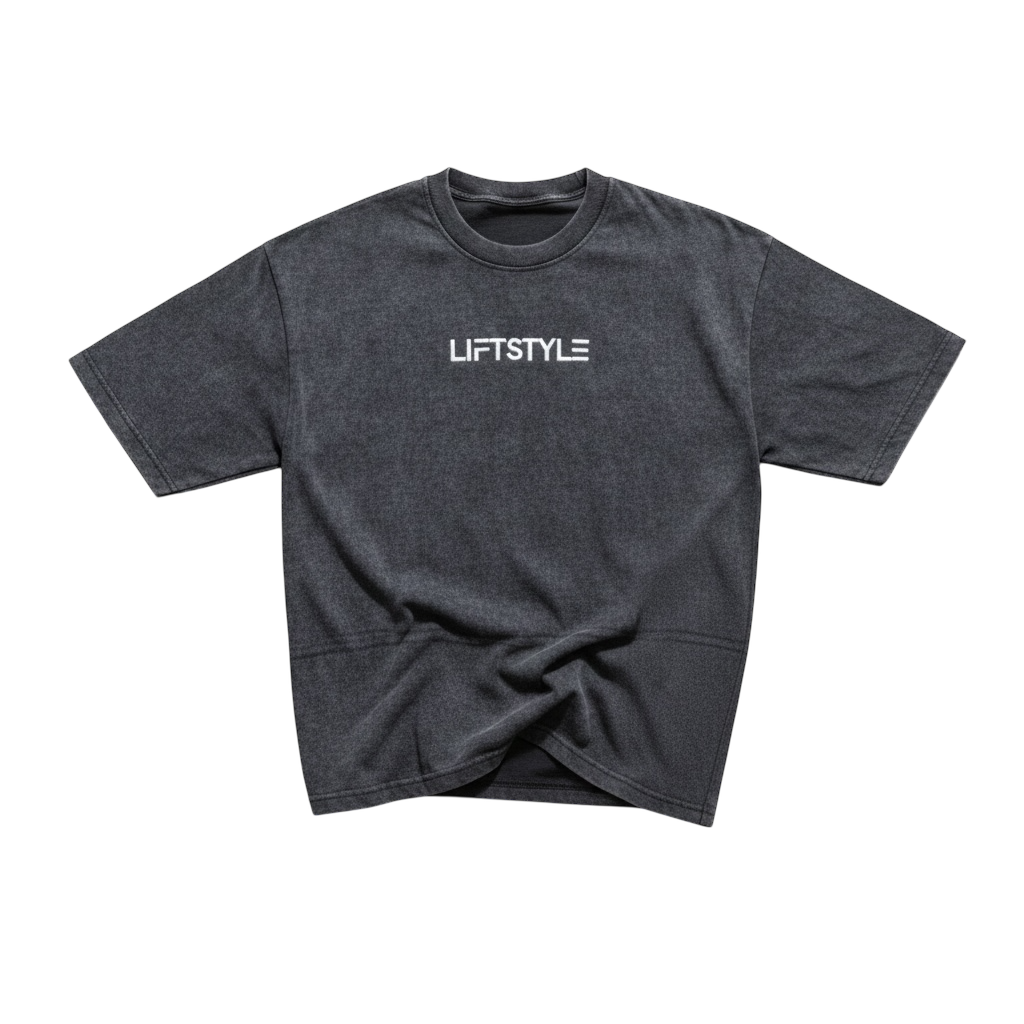 “ESSENTIAL” OVERSIZED TEE (Charcoal)