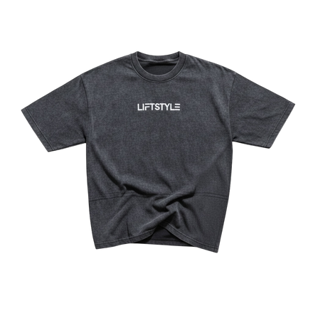 “ESSENTIAL” OVERSIZED TEE (Charcoal)